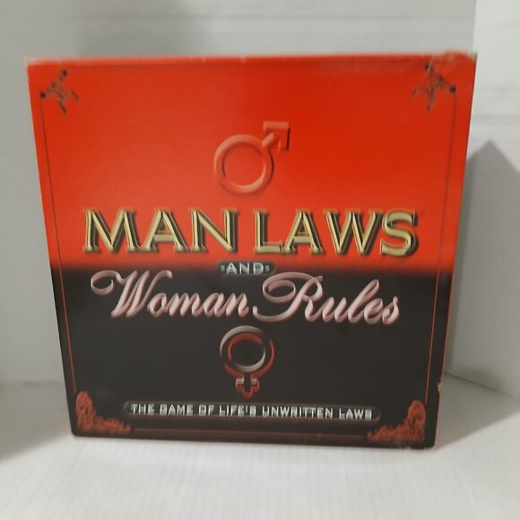 Man Laws and Woman Rules Adult Board Game Ages 17+ 2-6 Players. - Picture 2 of 5